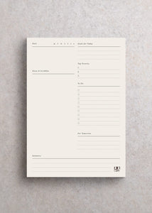 A5 Daily Planner Notepad