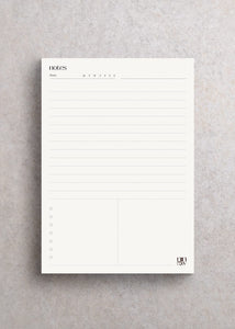 A5 Lined Notepad