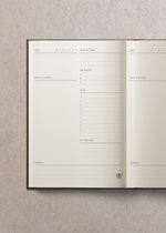 Load image into Gallery viewer, Linen Hardcover Daily Planner
