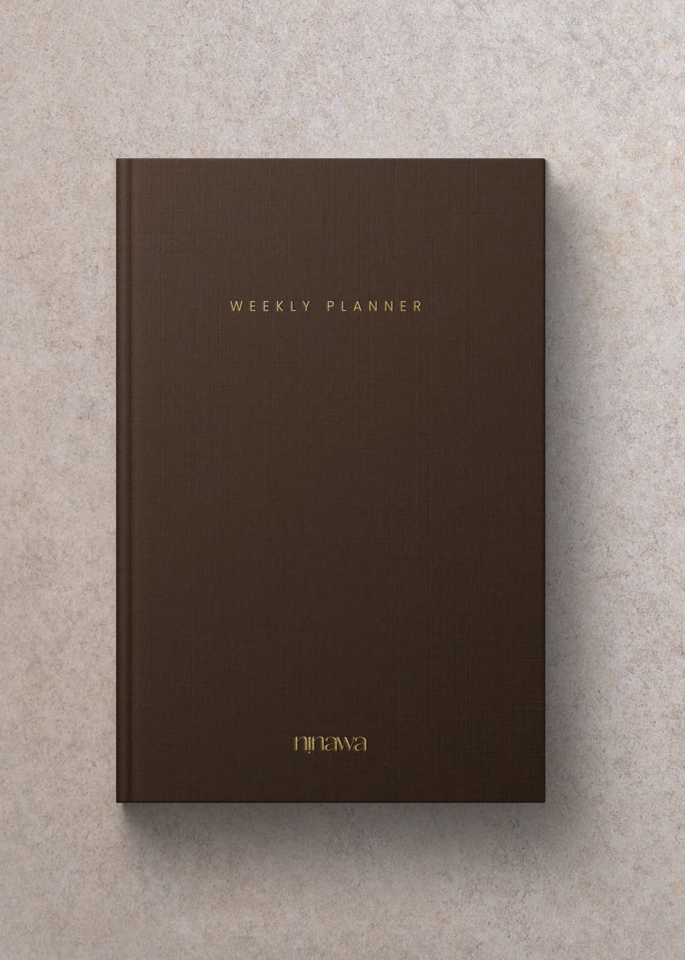 Linen Hardcover Weekly Planner