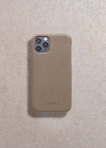 Load image into Gallery viewer, Pebbled Leather iPhone Case - Toffee
